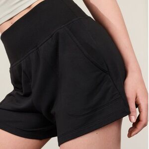 Athleta Coaster Luxe Shortie Black XL